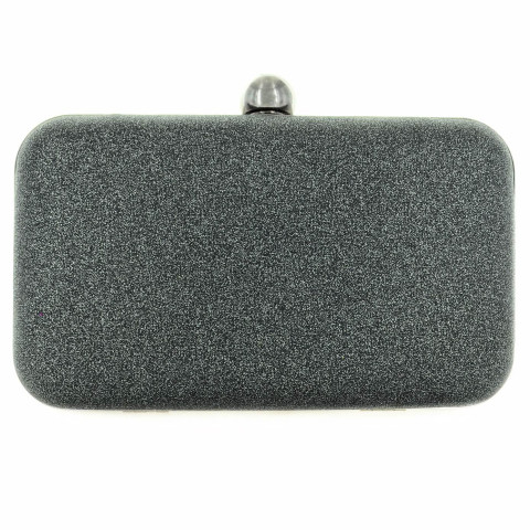 Faux Pearls & Studs Box Clutch