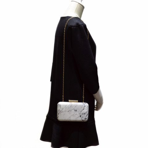 Marble Print Clutch