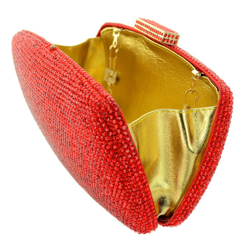 Crystal-Embellished Even, Red Crystal-Embellished Even, Red