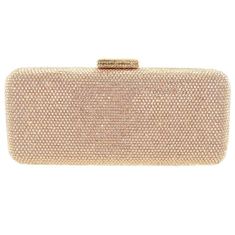 Crystal-Embellished Evening Clutch