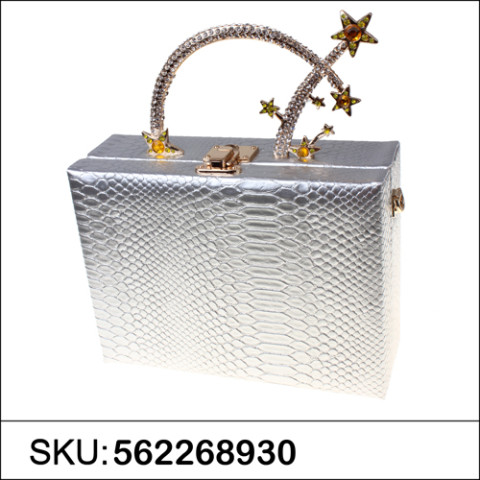Evening Bag Silver Evening Bag Silver