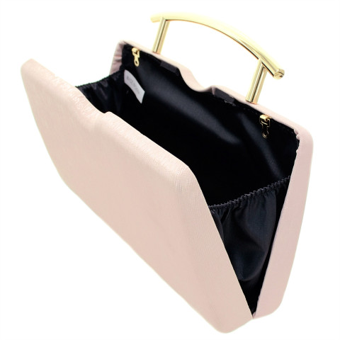 Glitter Metallic Top Handle Clutch Glitter Metallic Top Handle Clutch