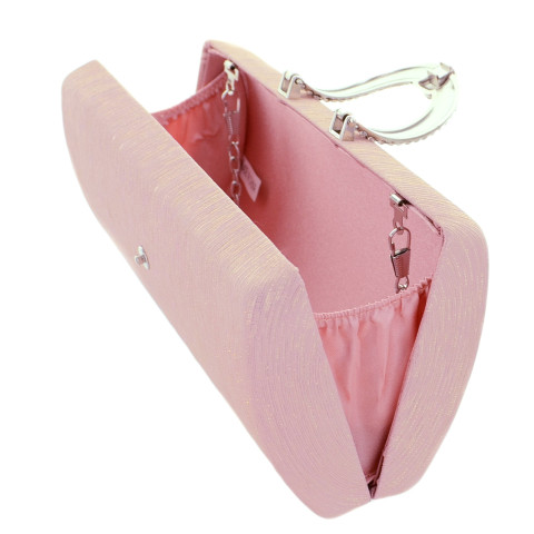 Glitter Metallic Crystal Buckle Clutch Glitter Metallic Crystal Buckle Clutch