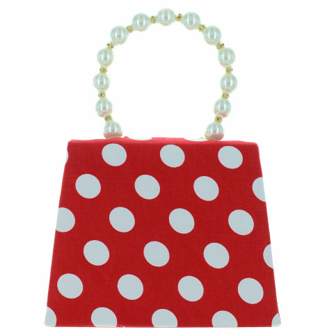 Pearl Handle Polka Dot Purse Pearl Handle Polka Dot Purse