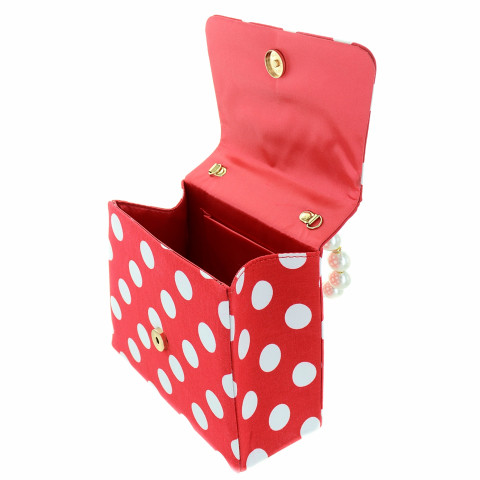 Pearl Handle Polka Dot Purse Pearl Handle Polka Dot Purse