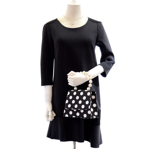 Pearl Handle Polka Dot Purse Pearl Handle Polka Dot Purse