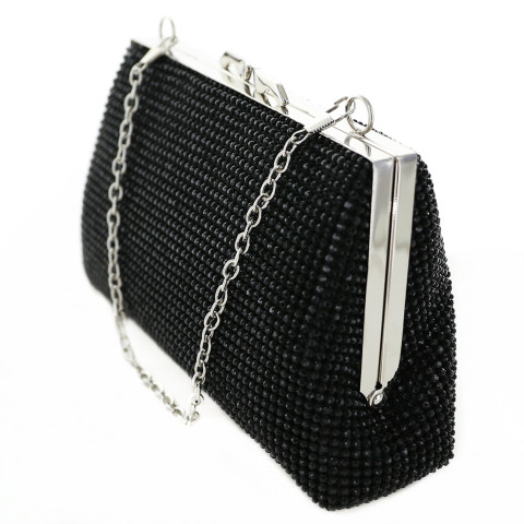 Women Rhinestone Crystal Mesh Clutch Bag Women Rhinestone Crystal Mesh Clutch Bag