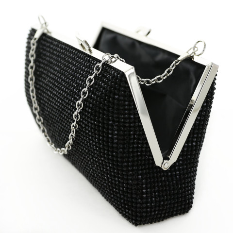 Women Rhinestone Crystal Mesh Clutch Bag Women Rhinestone Crystal Mesh Clutch Bag