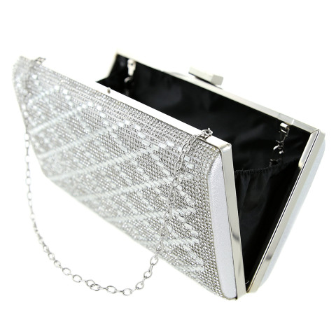 Crystal-Embellished Evening Clutch Crystal-Embellished Evening Clutch