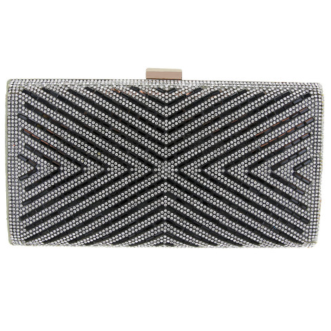Crystal-Embellished Evening Clutch Crystal-Embellished Evening Clutch