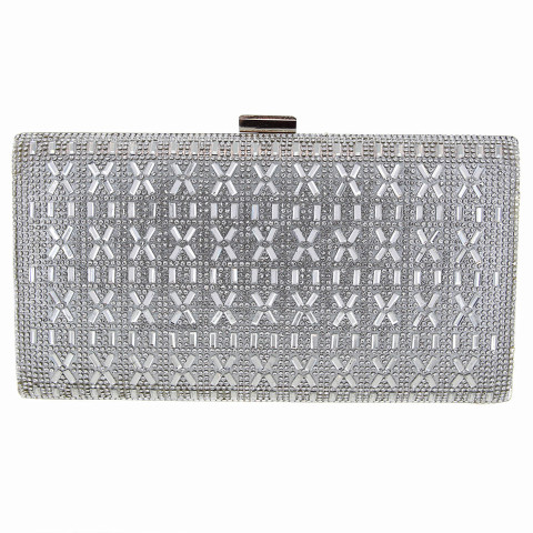 Crystal-Embellished Evening Clutch Crystal-Embellished Evening Clutch
