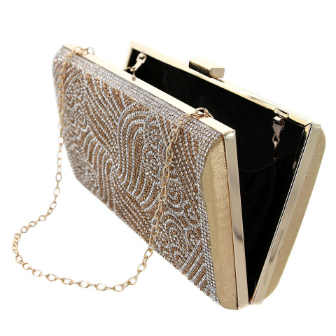 Crystal-Embellished Evening Clutch Crystal-Embellished Evening Clutch