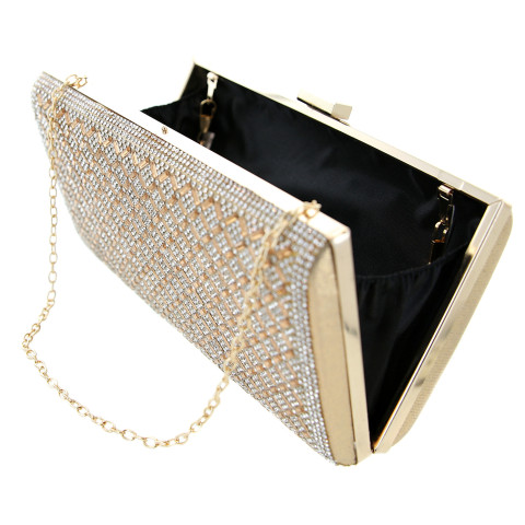 Crystal-Embellished Evening Clutch Crystal-Embellished Evening Clutch