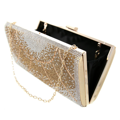 Crystal-Embellished Evening Clutch Crystal-Embellished Evening Clutch