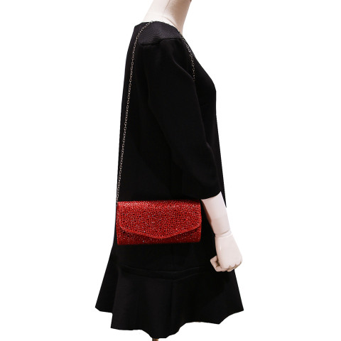 Glitter Crystal Rhinestone All Over Evening Clutch Glitter Crystal Rhinestone All Over Evening Clutch