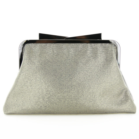 Bow Top Glitter Metallic Clutch/Evening Bag Bow Top Glitter Metallic Clutch/Evening Bag
