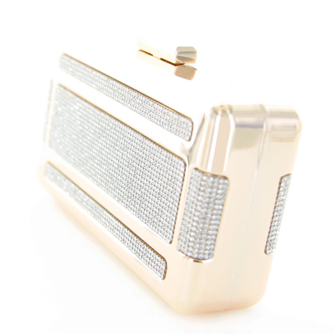 Crystal-Embellished Frame Clutch Crystal-Embellished Frame Clutch