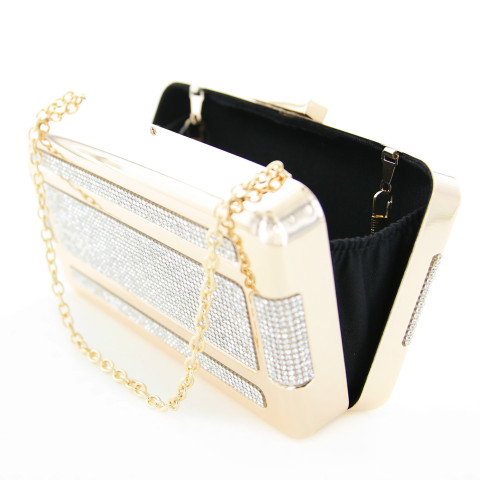 Crystal-Embellished Frame Clutch Crystal-Embellished Frame Clutch