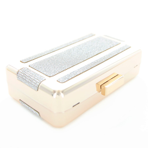 Crystal-Embellished Frame Clutch Crystal-Embellished Frame Clutch