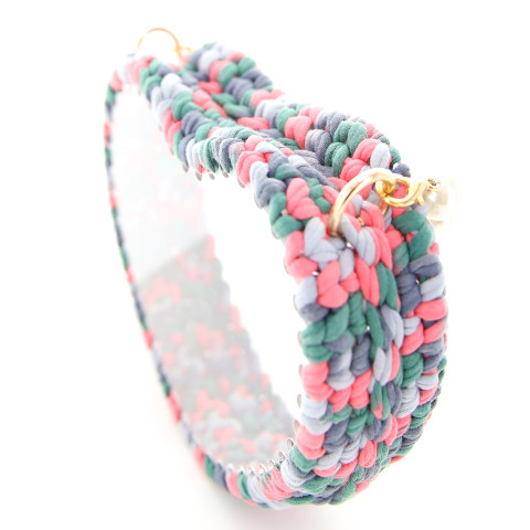 Pearl Handle Heart Clear Woven Frame Bag Pearl Handle Heart Clear Woven Frame Bag