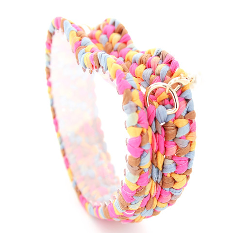 Pearl Handle Heart Clear Woven Frame Bag Pearl Handle Heart Clear Woven Frame Bag
