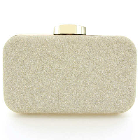 Rhinestone Embellished Butterfly Box Clutch Bag