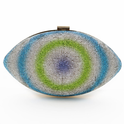 Women Football Shape Rhinestone Evening Clutch Bag Women Football Shape Rhinestone Evening Clutch Bag