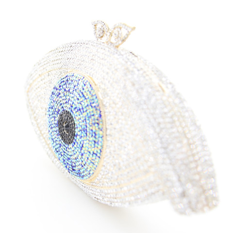 Crystal-Embellished The Eye Evening Clutch Crystal-Embellished The Eye Evening Clutch