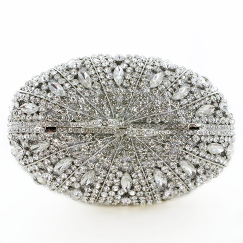 Crystal-Embellished Royal Crown Evening Clutch Crystal-Embellished Royal Crown Evening Clutch