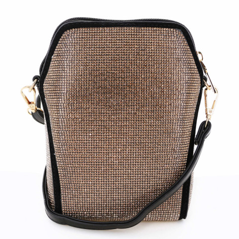 Crystal Rhinestone-Embellished Clutch Bag Crystal Rhinestone-Embellished Clutch Bag