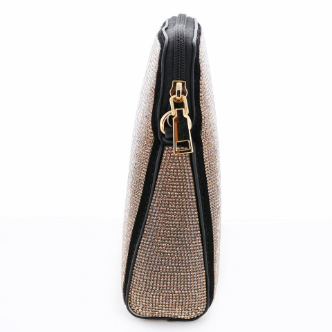 Crystal Rhinestone-Embellished Clutch Bag Crystal Rhinestone-Embellished Clutch Bag