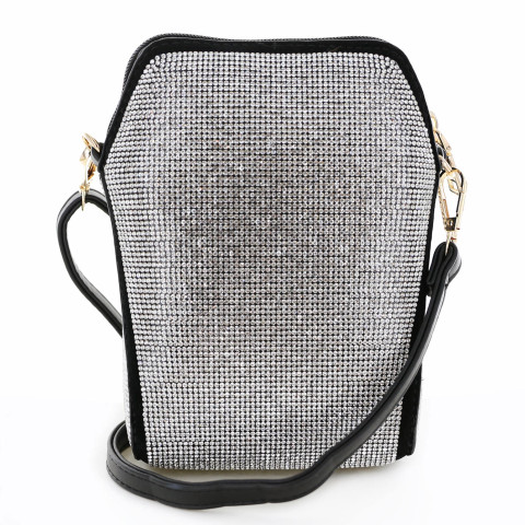 Crystal Rhinestone-Embellished Clutch Bag Crystal Rhinestone-Embellished Clutch Bag