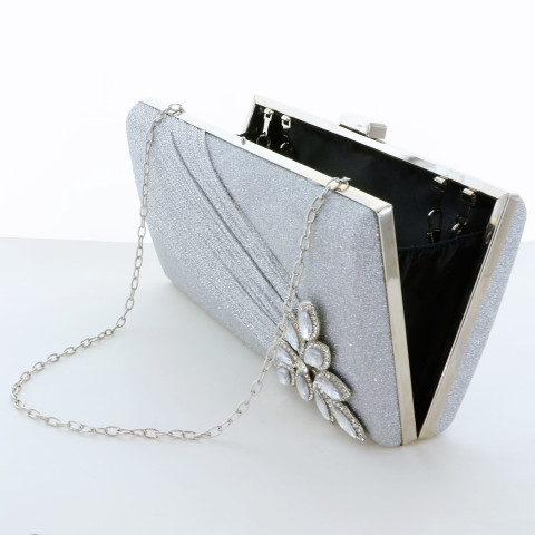 Evening Bag Silver Evening Bag Silver