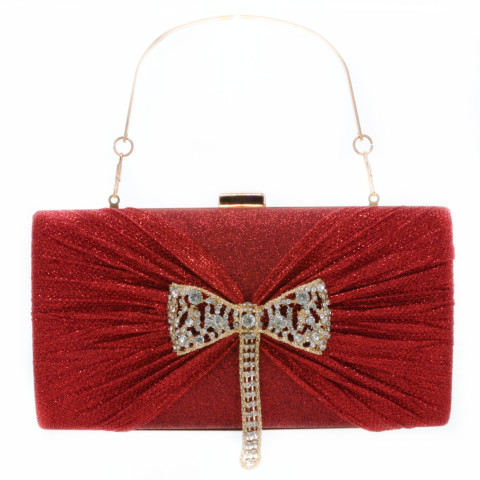 Glitter Rhinestone Bow Evening Clutch Purses Glitter Rhinestone Bow Evening Clutch Purses