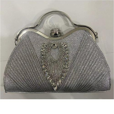 Evening Bag Silver Evening Bag Silver