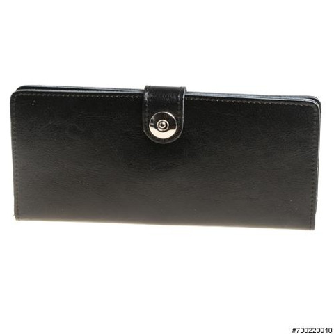 LEATHER WALLER Black LEATHER WALLER Black