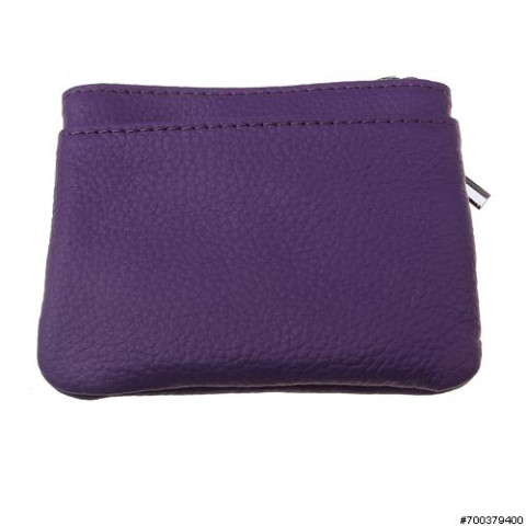 LEATHER WALLER Purple LEATHER WALLER Purple
